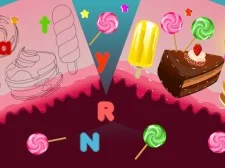 Candy Land Alfabet Litere